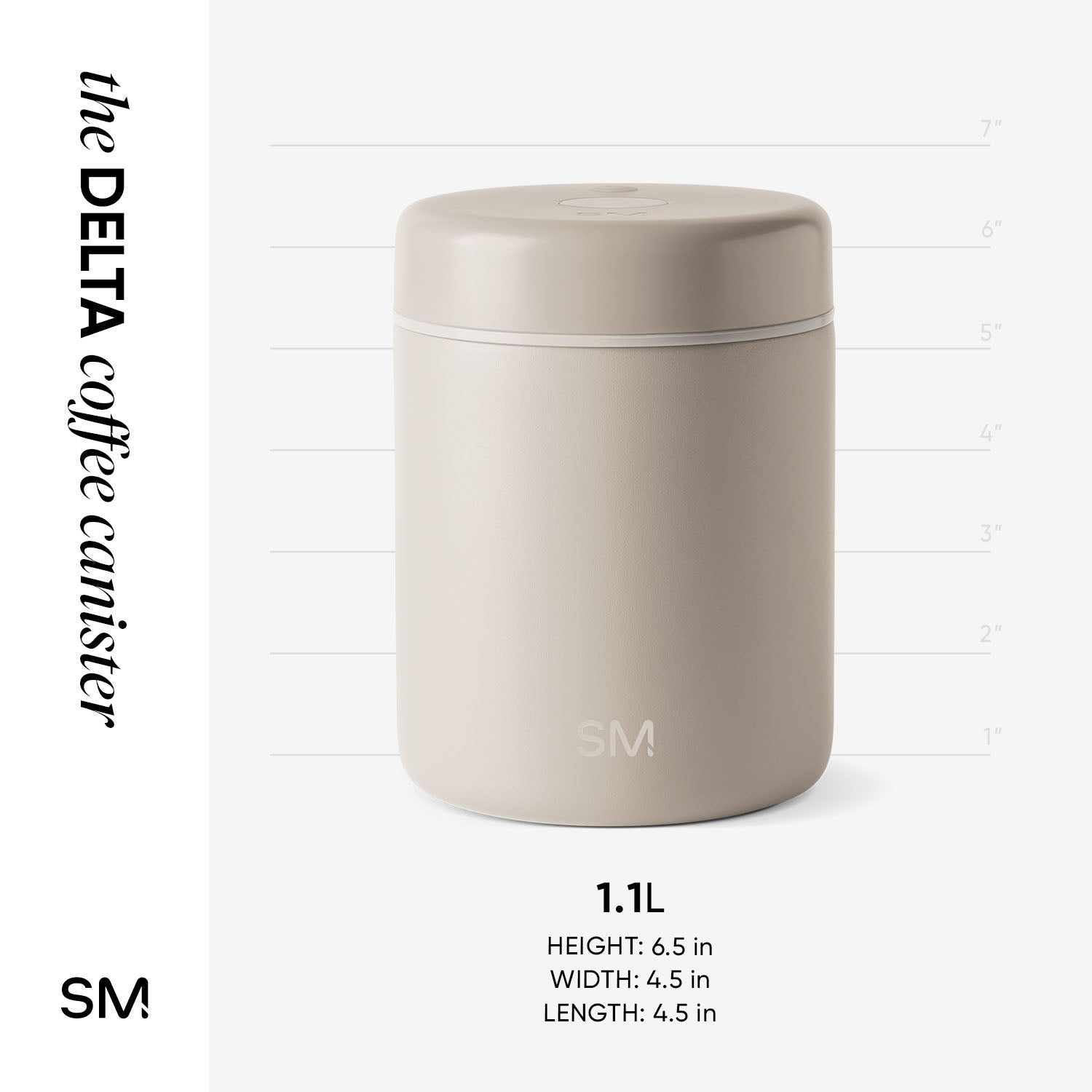 Delta Coffee Canister